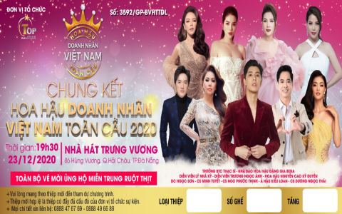 Thư cảm ơn từ các thí sinh gửi đến BTC cuộc thi Hoa hậu Doanh nhân Việt Nam Toàn cầu 2020